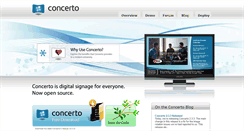 Desktop Screenshot of concerto-signage.org